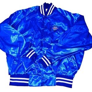 Vtg Satin Jacket Walker Autoparts Advantage Plus Team Member Size XL NEW E72